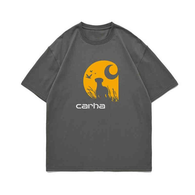 Carhar American t shirt Men' Retro Background Hound Small Crowd Fashion Couple Short Sleeve, Light blue ca02
Carhar American t shirt Men' Retro Background Hound Small Crowd Fashion Couple Short Sleeve, Light blue ca02