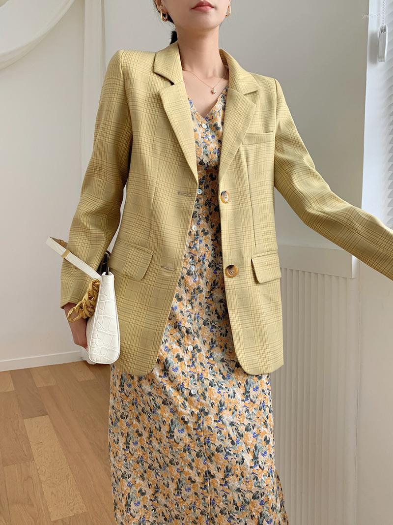 Women' Suits Spring Autumn Plaid Suit Jacket Women Loose Woman Coat Blazer Office Lady
Women' Suits Spring Autumn Plaid Suit Jacket Women Loose Woman Coat Blazer Office Lady