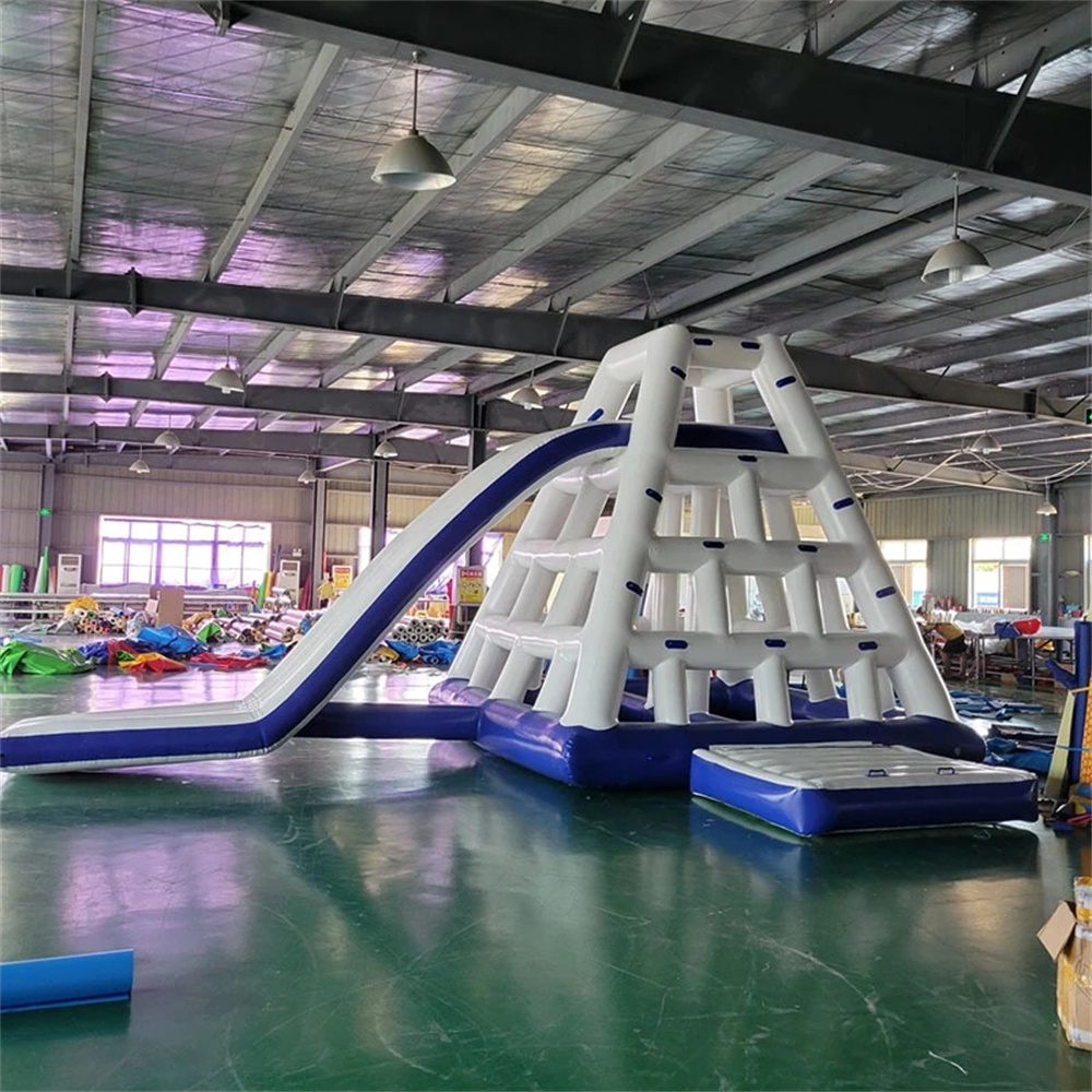 Other sporting goods sea park games inflatable floating water tower climbing slide For Kids and Adult