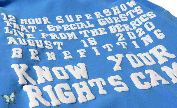 Men's Hoodies Sweatshirts Foam Cartoon Print CPFM Joint Charity for Kerwin Frost Telethon Hoodie Sweatshirts T220825