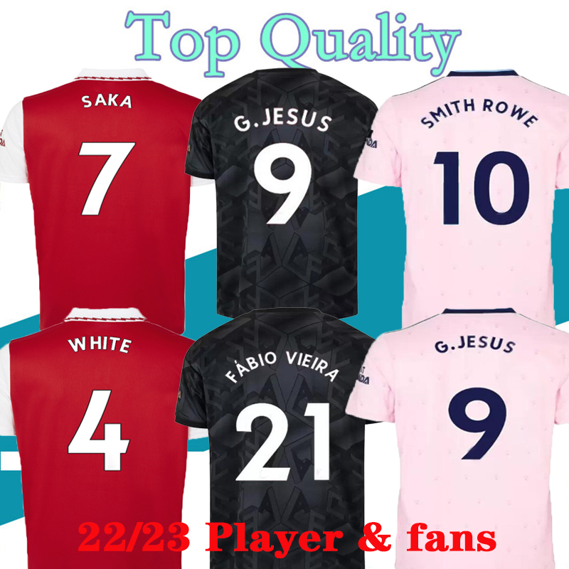 22 23 SMITH ROWE soccer jersey G.JESUS SAKA Fans Player version ODEGAARD NKETIAH MARTINELLI TIERNEY Zinchenko 2022 2023 aRsEn football kits shirt Men Kids set uniform, Pink women
22 23 SMITH ROWE soccer jersey G.JESUS SAKA Fans Player version ODEGAARD NKETIAH MARTINELLI TIERNEY Zinchenko 2022 2023 aRsEn football kits shirt Men Kids set uniform, Pink women