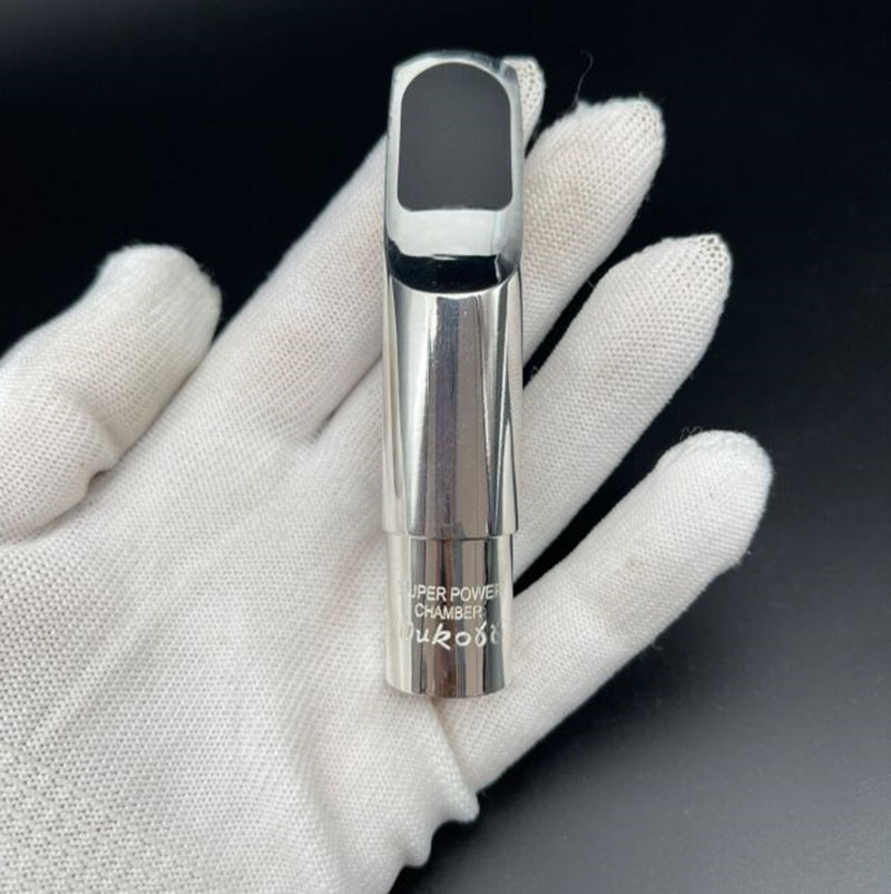 Professional Tenor Soprano Alto Saxophone Silver Metal Mouthpiece Sax Mouth Pieces Accessories Size 5 6 7 8
