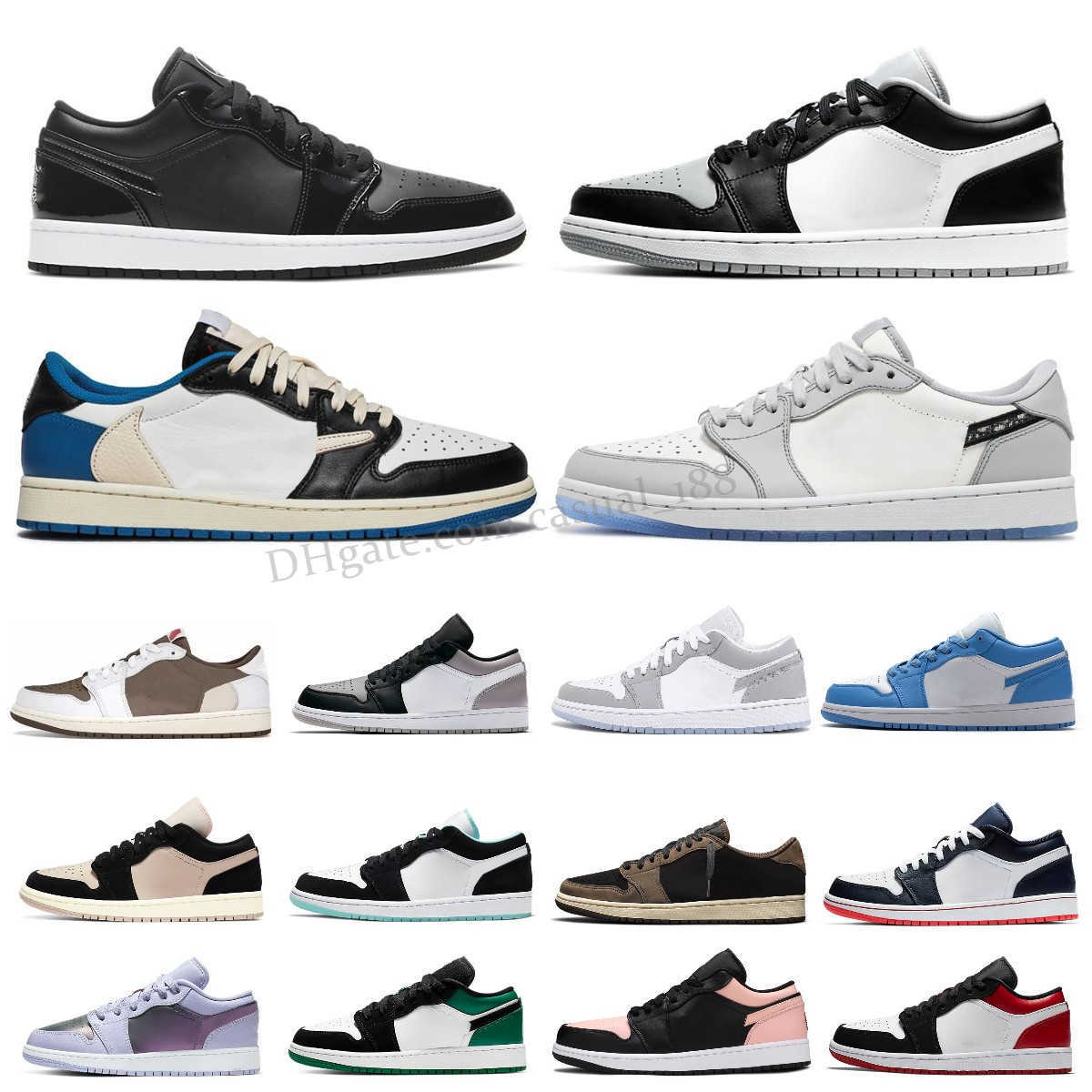 TOP Sandals NEW Fashion Jumpman 1 Low Basketball Shoes 1s Wolf Grey Carbon Fiber All-Star Arctic Punch Black Toe Fragment Reverse Mocha UNC Grey Camo, Box
TOP Sandals NEW Fashion Jumpman 1 Low Basketball Shoes 1s Wolf Grey Carbon Fiber All-Star Arctic Punch Black Toe Fragment Reverse Mocha UNC Grey Camo, Box