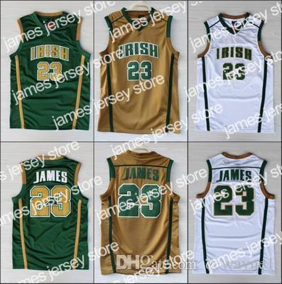 Basketball Jerseys IRISH HIGH SCHOOL Green White Lebron 23 James Stitched Jerseys High Quality Embroidery Sportwear Shirt For Men S-XXL, Photo color
Basketball Jerseys IRISH HIGH SCHOOL Green White Lebron 23 James Stitched Jerseys High Quality Embroidery Sportwear Shirt For Men S-XXL, Photo color