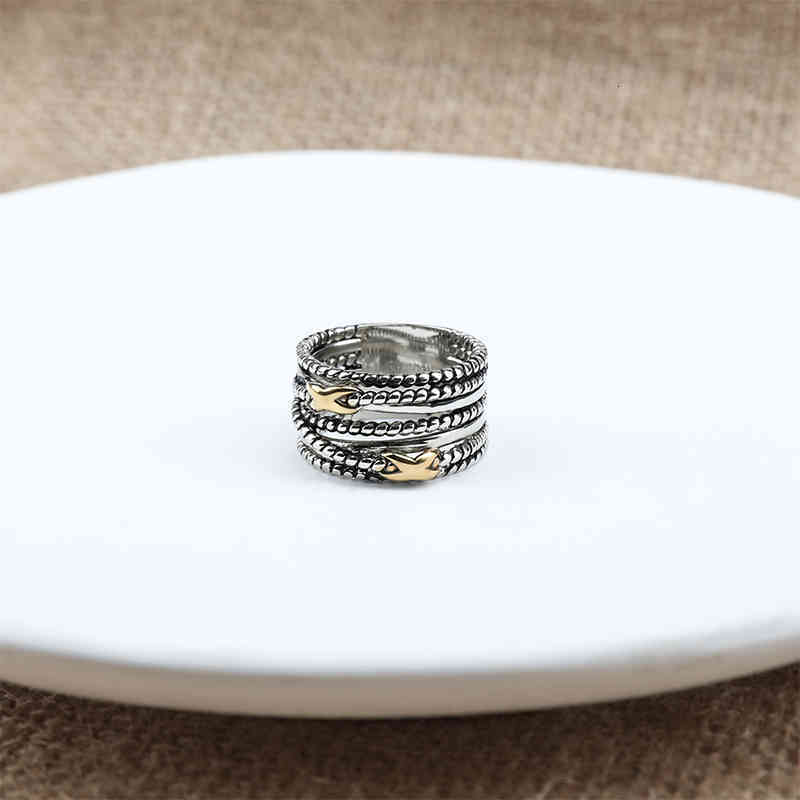 Women Designer Jewelry Cross Ring Vintage Men Fashion Rings for Braided Classic Copper Twisted Wire X Engagement Anniversary Gift
Women Designer Jewelry Cross Ring Vintage Men Fashion Rings for Braided Classic Copper Twisted Wire X Engagement Anniversary Gift