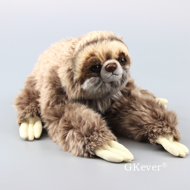 16 Styles Three Toed Sloth Penguins Fluffy Cuddly Plush Toy Stuffed Animals Black Swan Kiwi Plushy Simulated Soft Dolls 18-36cm