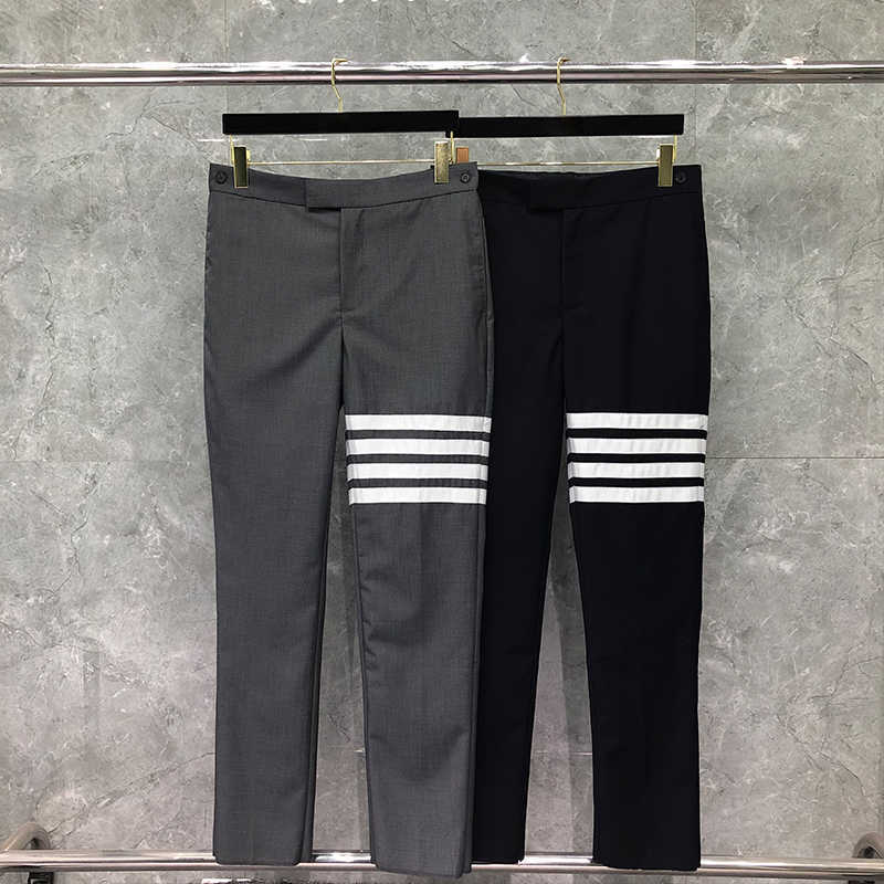 Men's Blazer TB Spring and Autumn Suit Pants Fashion Brand Men's White 4 Stripes Formal Casual, Gray
Men's Blazer TB Spring and Autumn Suit Pants Fashion Brand Men's White 4 Stripes Formal Casual, Gray