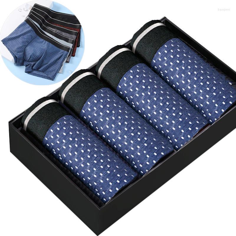 Underpants 4pcs/Lot Panties Men Underwear Boxers Shorts Mesh Man Sexy For Male Cool, 4light blue
Underpants 4pcs/Lot Panties Men Underwear Boxers Shorts Mesh Man Sexy For Male Cool, 4light blue