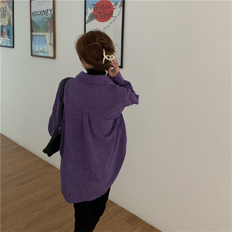 Women's Blouses Shirts Women Shirts Blouses Fashion Vintage Oversized Womens Tops and Blouse Turndown Collar Casual Plus Size Loose Woman Purple 