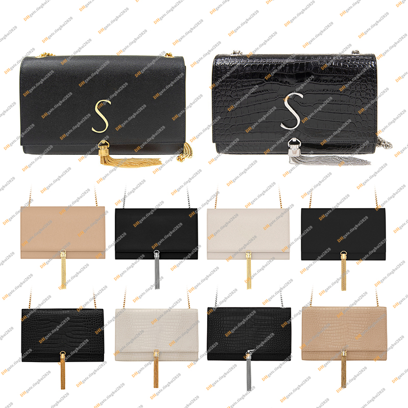 Ladies Fashion Designe Luxury KATE Chain Bag With Tassel In Grain De Pouder EmBossed Leather Crossbody Shoulder Bags Messenger Bag TOP Quality 5A 2 Size 474366 354119, Gift box
Ladies Fashion Designe Luxury KATE Chain Bag With Tassel In Grain De Pouder EmBossed Leather Crossbody Shoulder Bags Messenger Bag TOP Quality 5A 2 Size 474366 354119, Gift box