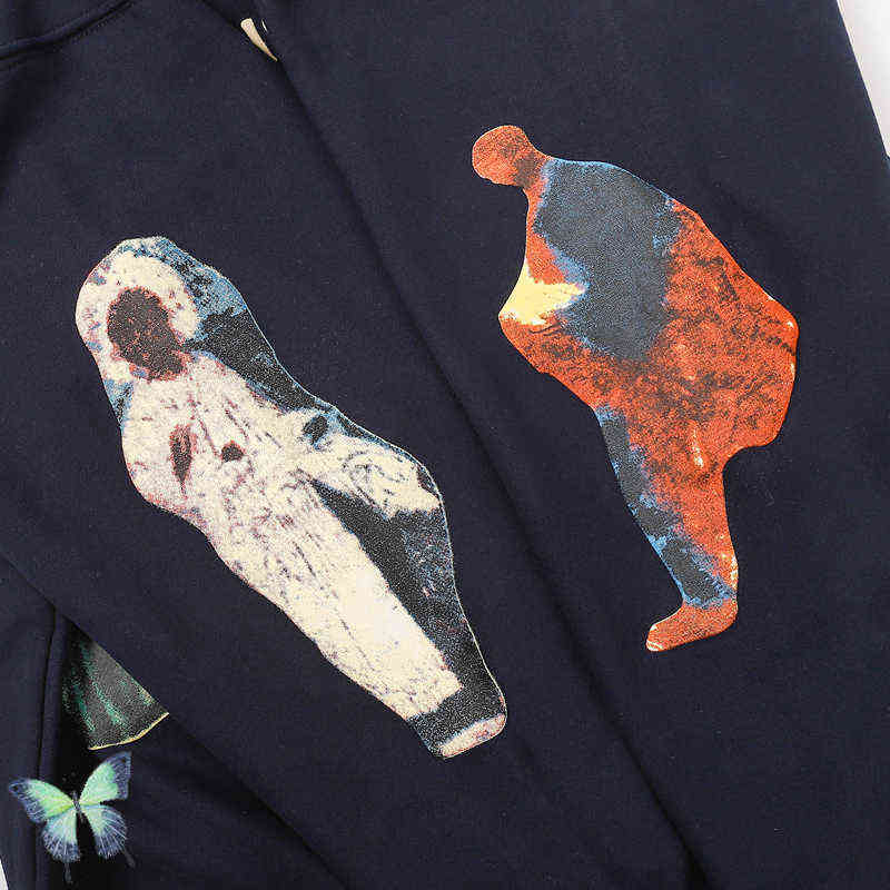 Men's Hoodies Sweatshirts Foam Print Jesus Is King Men Women High Quality Pullover Sweatshirts T220825