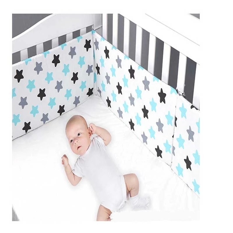 Bed Rails 130cmx30cm born Fence Baby Children Drop-proof Cotton Crib Anti-collision and Anti-drop Bumper 220826