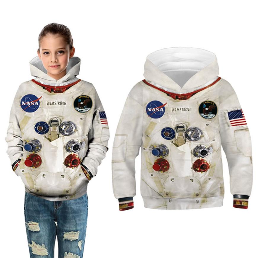 Fall Winter Space NASA Astronaut 3D Hoodies For Big Boy Girl Sweatshirt Fashion Children Print Hooded Outerwear Kid Casual Top Clothes314M, White
Fall Winter Space NASA Astronaut 3D Hoodies For Big Boy Girl Sweatshirt Fashion Children Print Hooded Outerwear Kid Casual Top Clothes314M, White