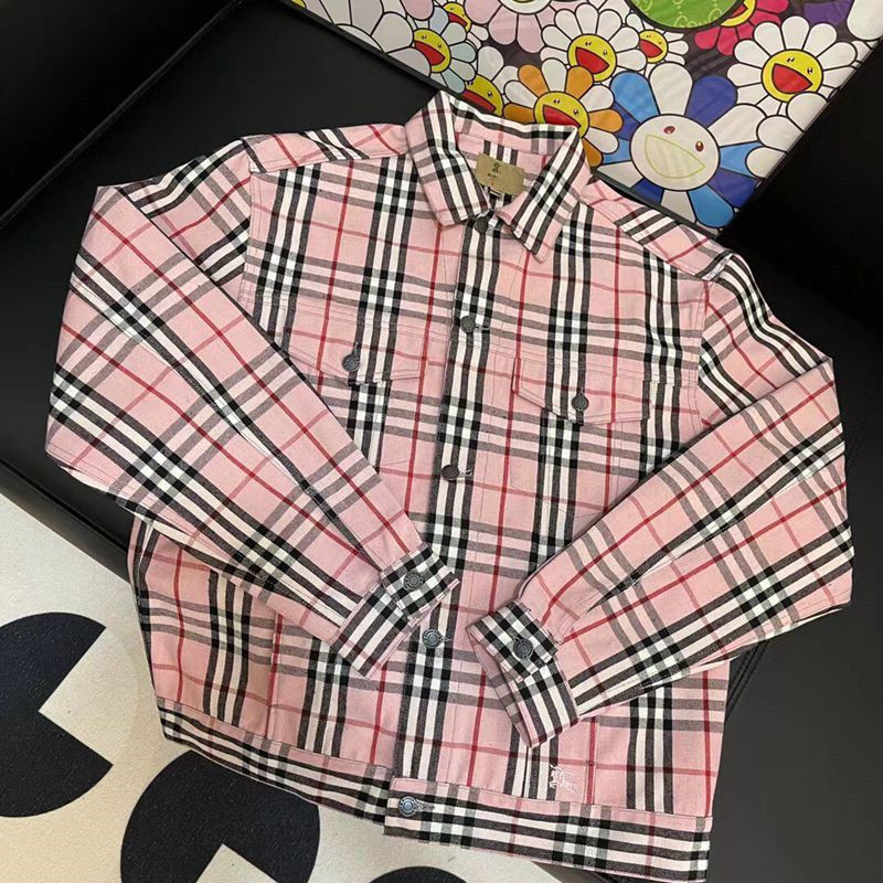 Burb Men Jacket Design Casual Shirt Burbe Plaid Embroidered Baseball Jackets women Denim Coat, Black
Burb Men Jacket Design Casual Shirt Burbe Plaid Embroidered Baseball Jackets women Denim Coat, Black