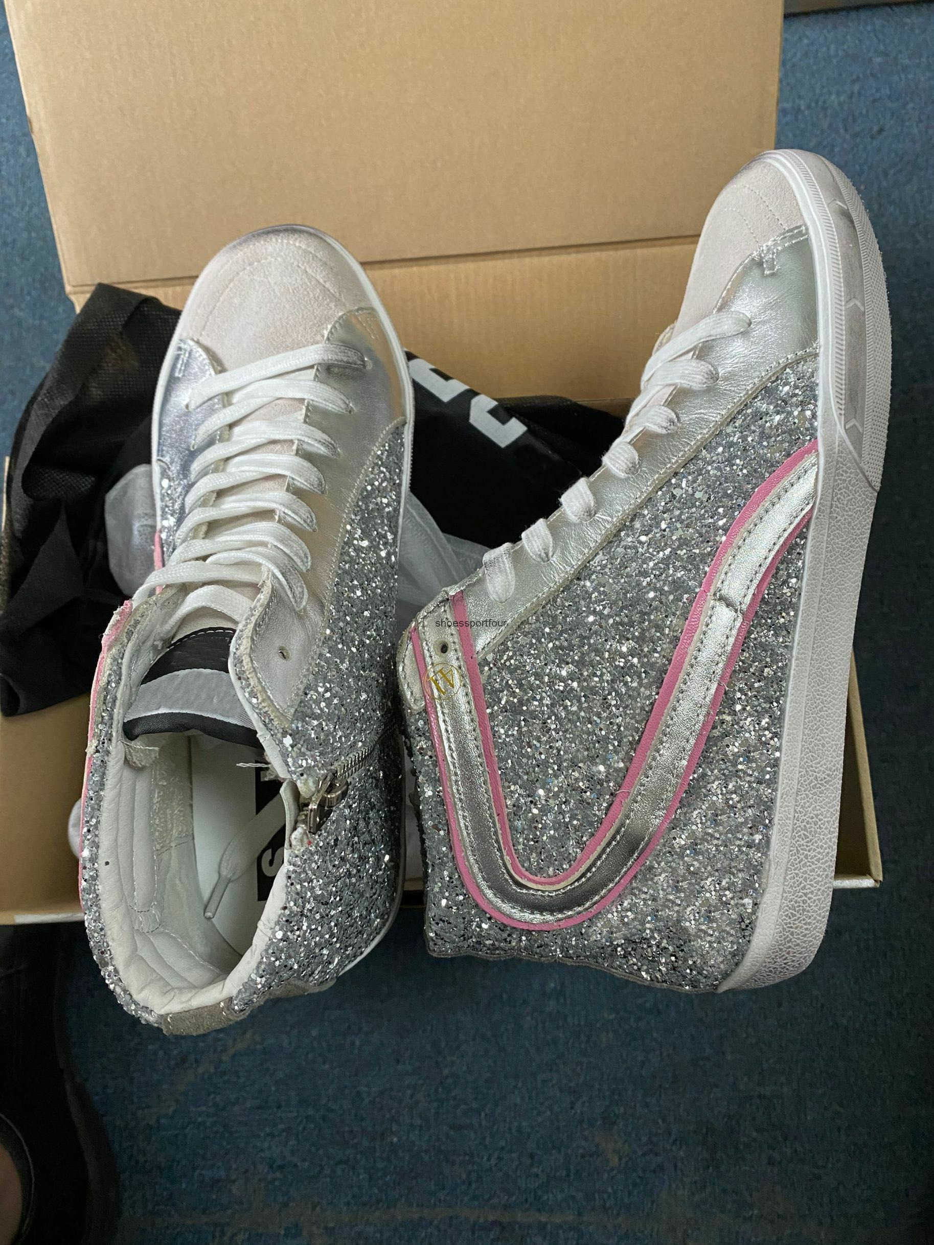 Sandals #Golden#Goose#Sneakers Golden Mid Star Casual Shoe Francy Deluxe Brand Gyay Pink Glitter Leopard Slide Sneakers Do-old Dirty Designer Man Md