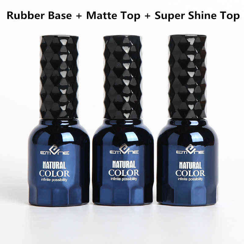 Nail Polish 3 PCS/Set EMENE Rubber Base Coat Top Coat 0.5fl oz Matte Super Shiny No Wipe Top Coat Reinforce Gel Nail Polish Primer Gellak T220826, Pink
Nail Polish 3 PCS/Set EMENE Rubber Base Coat Top Coat 0.5fl oz Matte Super Shiny No Wipe Top Coat Reinforce Gel Nail Polish Primer Gellak T220826, Pink