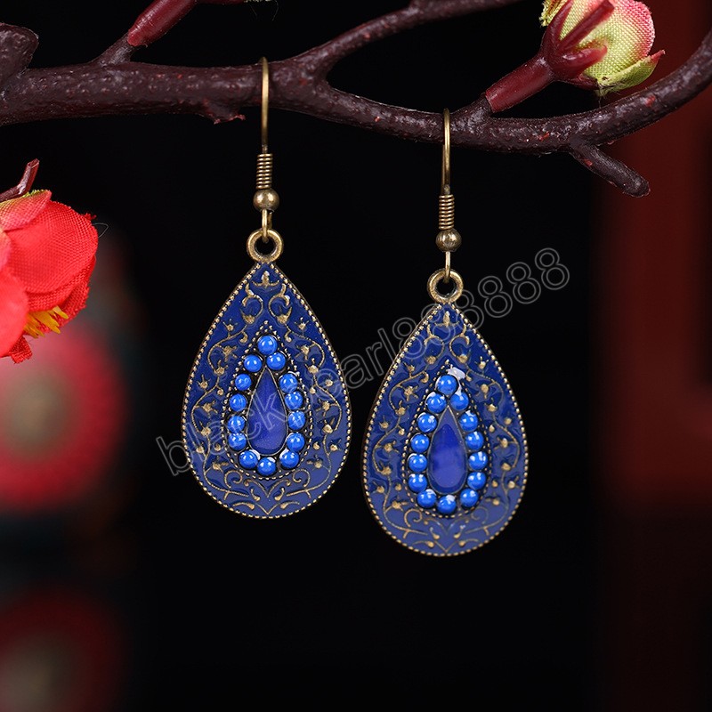 Water Drop Beads Dangle Earrings For Women Tibetan Jewelry Wedding Bridal Jhumka Earring Hanging Jewelry
Water Drop Beads Dangle Earrings For Women Tibetan Jewelry Wedding Bridal Jhumka Earring Hanging Jewelry