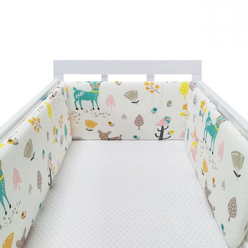 Bed Rails 200x30cm Baby Crib Fence Cotton Protection Railing Thicken Bumper Around Protector Room Decor 220826