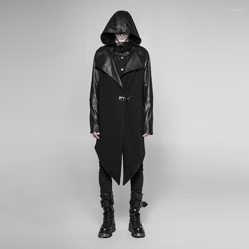 Men's Trench Coats PUNKRAVE Men's Punk Simple Medium Long Cardigan Coat Knit Hooded Halloween Jackets, Black
Men's Trench Coats PUNKRAVE Men's Punk Simple Medium Long Cardigan Coat Knit Hooded Halloween Jackets, Black