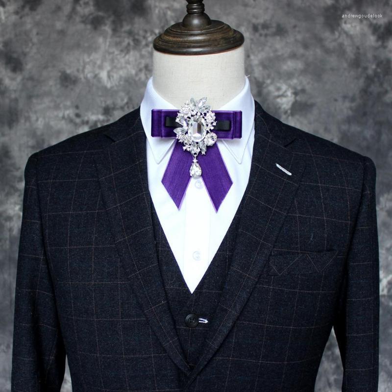 Bow Ties British Men Wedding Banquet Suit Party Neck Collar Shirt Chic Tie Cravat Elastic Brand Groom Bling Crystal Rhinestone Bowtie
Bow Ties British Men Wedding Banquet Suit Party Neck Collar Shirt Chic Tie Cravat Elastic Brand Groom Bling Crystal Rhinestone Bowtie