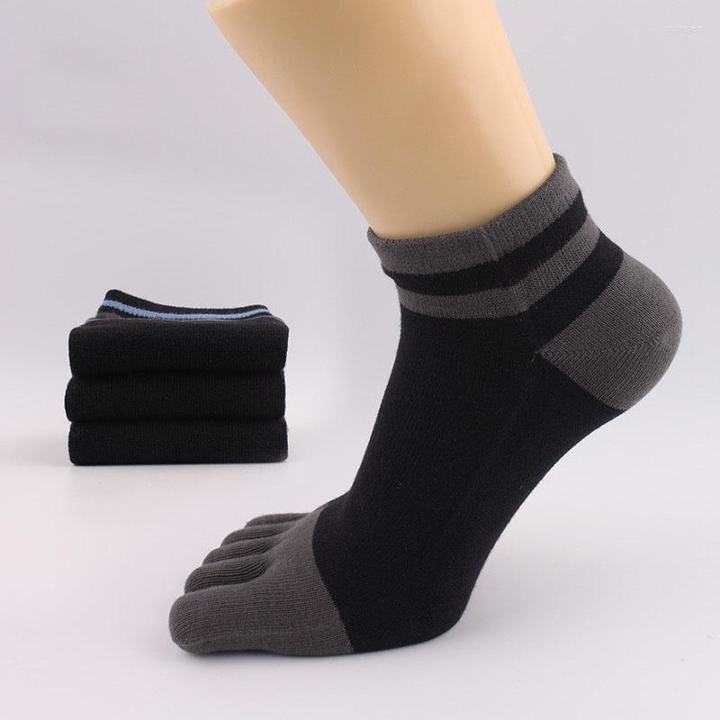 Men's Socks Brand Five Fingers Black For Men High Quality Cotton Low Calf Toe Fashion Striped Business Crew With Toes Gift, Black-1 
Men's Socks Brand Five Fingers Black For Men High Quality Cotton Low Calf Toe Fashion Striped Business Crew With Toes Gift, Black-1