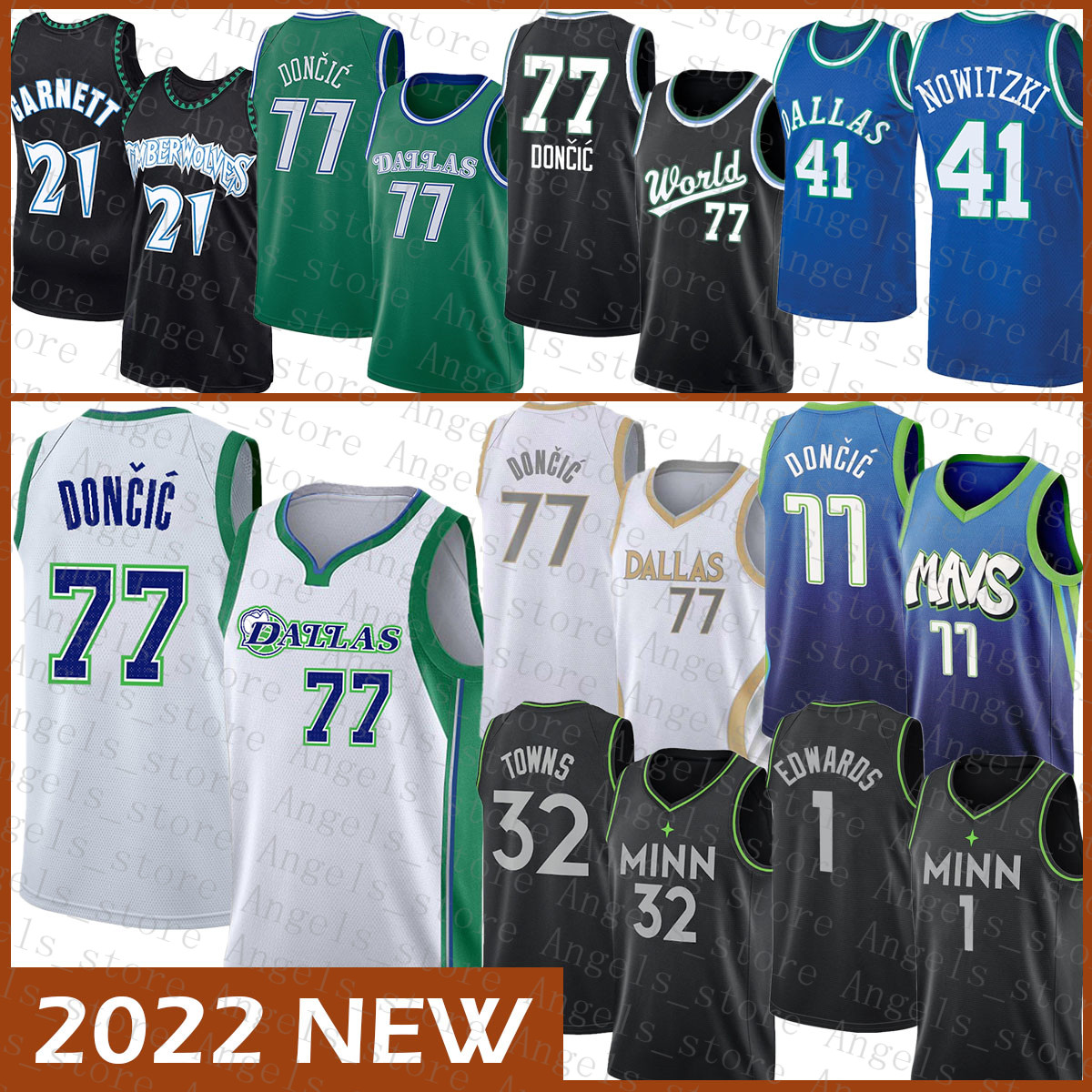 Basketball Jersey 21 1 32 77 Dallas''Mavericks''Men Minnesota''Timberwolves''Men Kevin Garnett Anthony Edwards Karl-Anthony Towns Luka Doncic 860, Jersey-senlinlang
Basketball Jersey 21 1 32 77 Dallas''Mavericks''Men Minnesota''Timberwolves''Men Kevin Garnett Anthony Edwards Karl-Anthony Towns Luka Doncic 860, Jersey-senlinlang