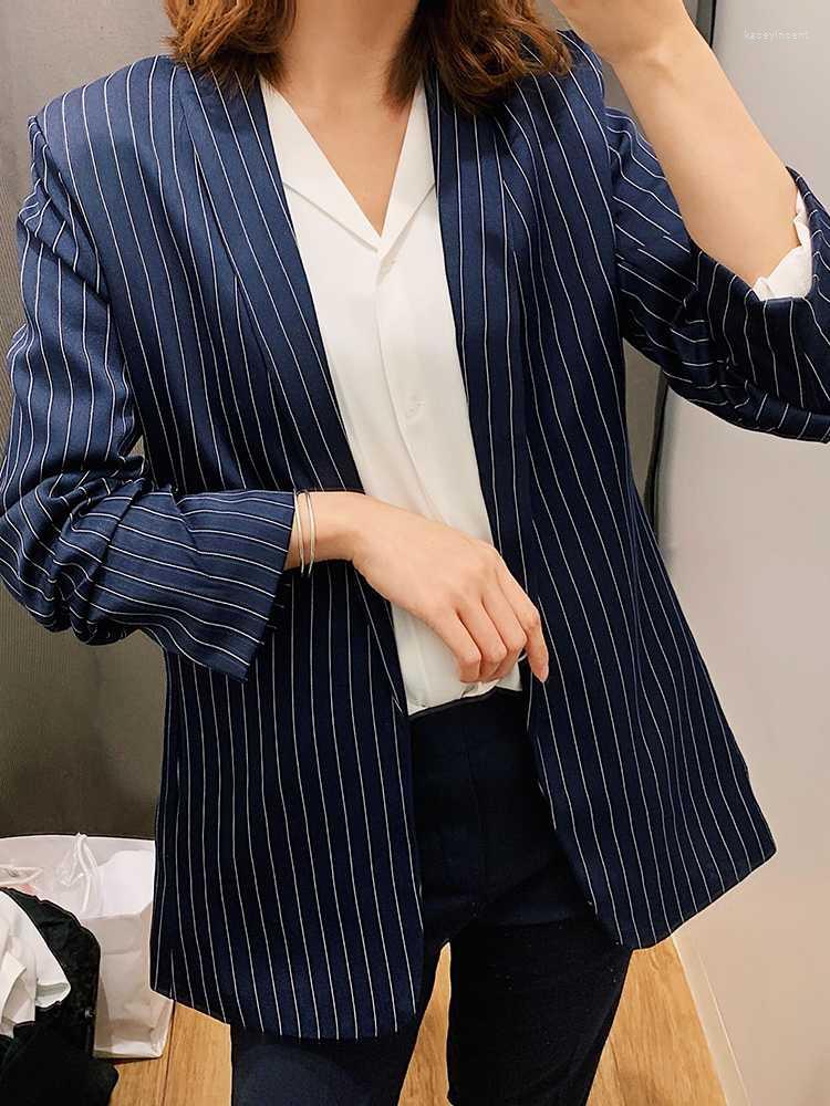 Women' Suits Evfer Spring Autumn Chic Lady Striped Print Blue Casual Long Blazers Womens Fashion No Button Pleated Roll Sleeve Jackets, Pink
Women' Suits Evfer Spring Autumn Chic Lady Striped Print Blue Casual Long Blazers Womens Fashion No Button Pleated Roll Sleeve Jackets, Pink