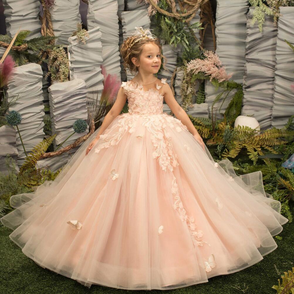 2022 Flower Girl Dresses For Weddings Sleeveless Tulle Party Dress For Kids Girls Lace Appliques Princess Ball Gown Pageant MC2300 GB0827, Pink
2022 Flower Girl Dresses For Weddings Sleeveless Tulle Party Dress For Kids Girls Lace Appliques Princess Ball Gown Pageant MC2300 GB0827, Pink