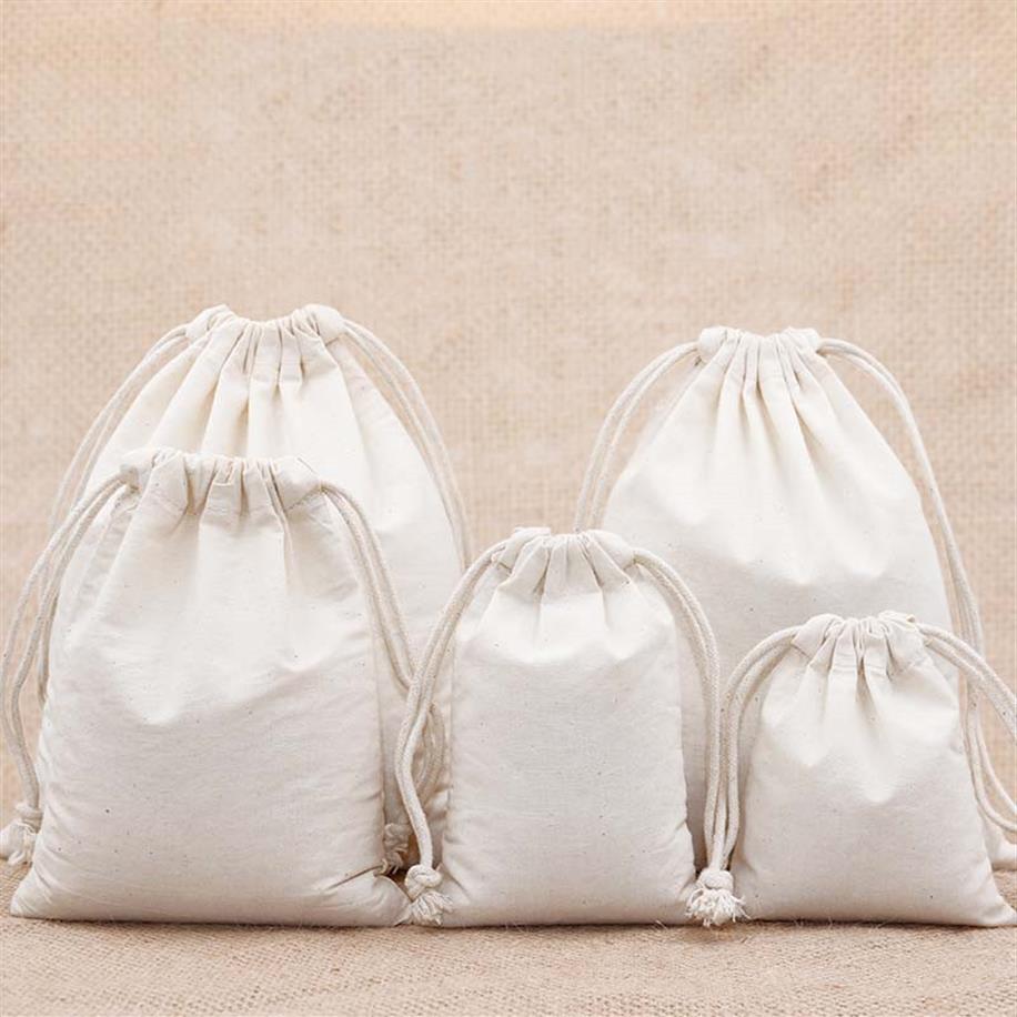 7x9 9x12 10x15 13x18 15x20cm cotton drawstring bag Small Muslin Bracelet Gifts Jewelry Packaging Bags Cute Drawstring Gift Bag & Pouche240U
7x9 9x12 10x15 13x18 15x20cm cotton drawstring bag Small Muslin Bracelet Gifts Jewelry Packaging Bags Cute Drawstring Gift Bag & Pouche240U