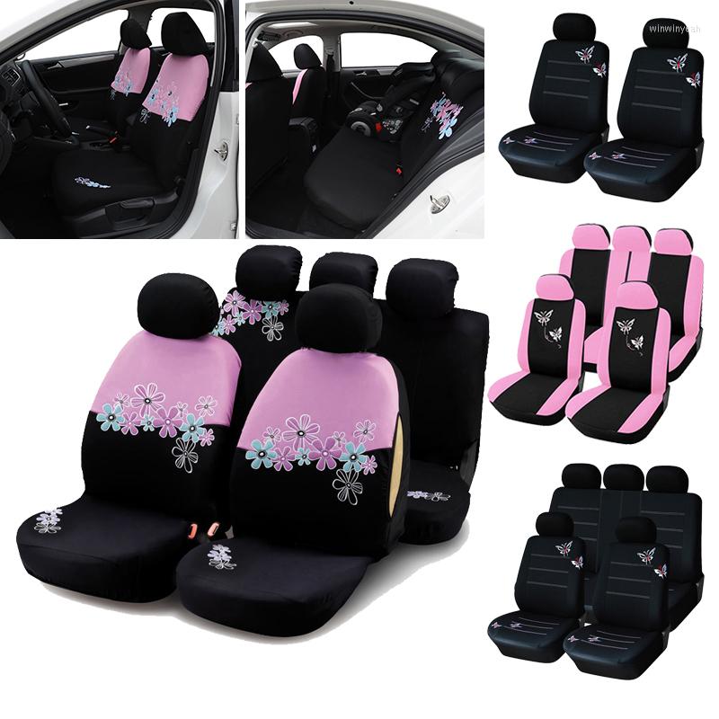Car Seat Covers AUTOYOUTH For Women Universal Airbag Compatible Pink Color With Flower Embroidery
Car Seat Covers AUTOYOUTH For Women Universal Airbag Compatible Pink Color With Flower Embroidery