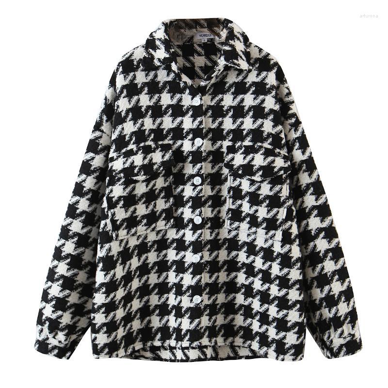 Women' Jackets Winter For Women 2022 Vintage Clothes Tweed Designer Button Up Shirt Jacket Casual Oversized Houndstooth, Black
Women' Jackets Winter For Women 2022 Vintage Clothes Tweed Designer Button Up Shirt Jacket Casual Oversized Houndstooth, Black