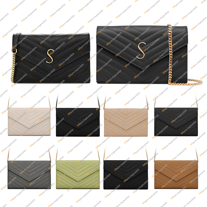 Ladies Fashion Designe Luxury MATELASSE Envelope Chain Bag Wallet In Grain De Pouder EmBossed Leather Crossbody Shoulder Bag Coin Purse TOP Quality 5A 393953 377828, Gift box
Ladies Fashion Designe Luxury MATELASSE Envelope Chain Bag Wallet In Grain De Pouder EmBossed Leather Crossbody Shoulder Bag Coin Purse TOP Quality 5A 393953 377828, Gift box