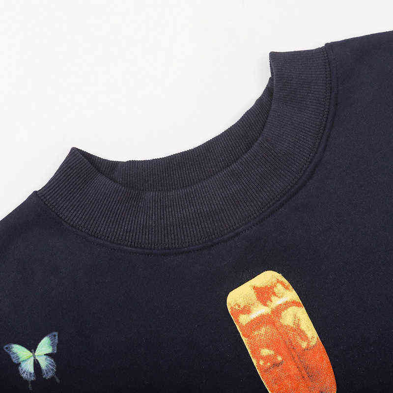 Men's Hoodies Sweatshirts Foam Print Jesus Is King Men Women High Quality Pullover Sweatshirts T220825