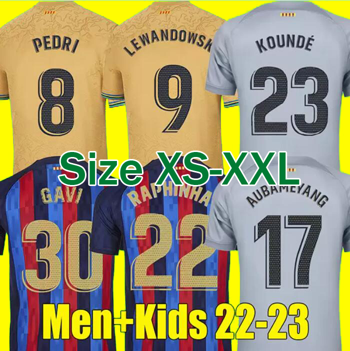 PEDRI LEWANDOWSKI soccer jersey 22 23 ANSU FATI 2022 GAVI F. DE JONG barcelona kit shirt men kids Camisetas de football AUBA FERRAN, 22 23 third kids
PEDRI LEWANDOWSKI soccer jersey 22 23 ANSU FATI 2022 GAVI F. DE JONG barcelona kit shirt men kids Camisetas de football AUBA FERRAN, 22 23 third kids