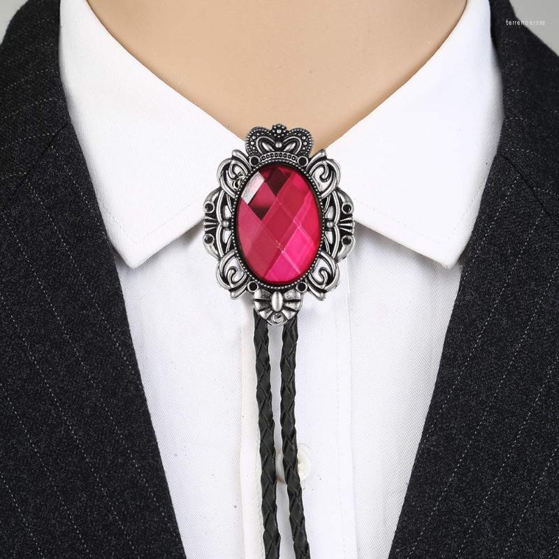 Bow Ties Black Pink White Red Blue Rhinstone Crown Bolo Tie For Man Handmakde Cowboy Western Cowgirl Zinc Alloy Necktie
Bow Ties Black Pink White Red Blue Rhinstone Crown Bolo Tie For Man Handmakde Cowboy Western Cowgirl Zinc Alloy Necktie