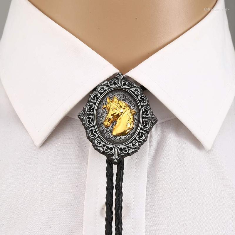 Bow Ties Vintage Western Animal Horse Head Bolo Tie For Man Handmakde Cowboy Cowgirl Leather Rope Zinc Alloy Necktie
Bow Ties Vintage Western Animal Horse Head Bolo Tie For Man Handmakde Cowboy Cowgirl Leather Rope Zinc Alloy Necktie