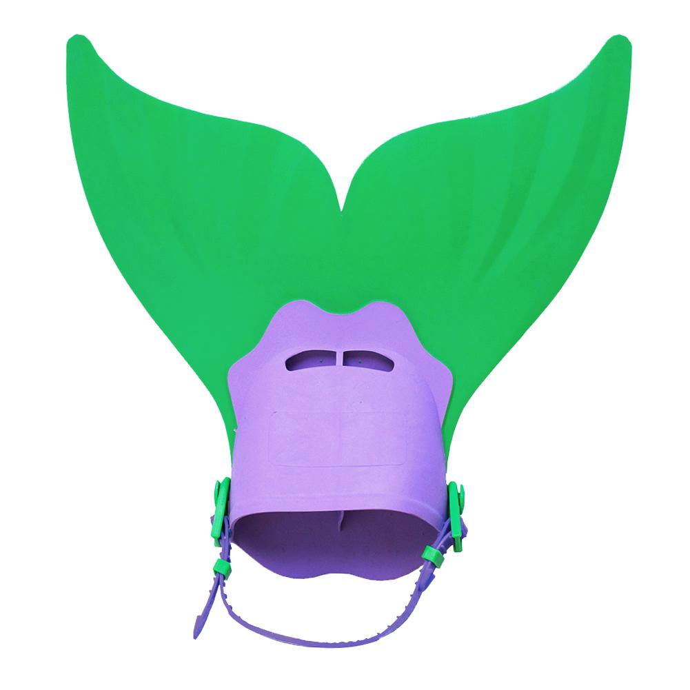 Home Garden Adjustable Mermaid Swim Fin Diving Monofin Swimming Foot Flipper Mono Fin Fish Tail SwimTraining For Kid Children Christmas Gifts P0827