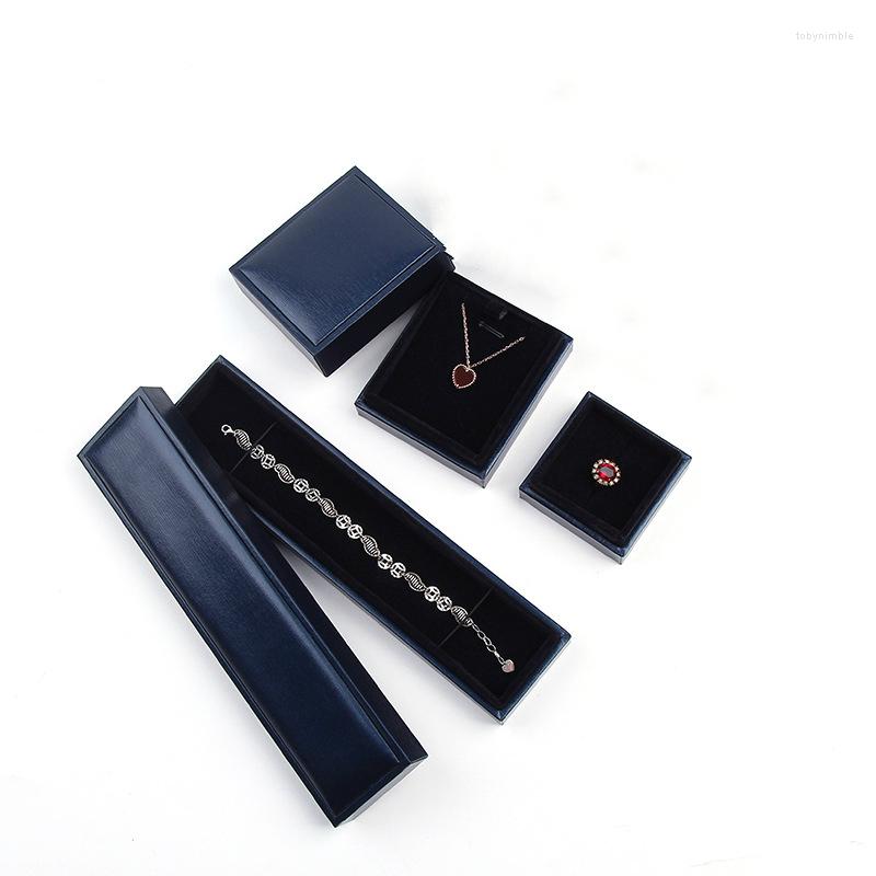 Jewelry Pouches Dark Blue Store Pendant Storage Case Necklace Bracelet Gift Box Wedding Anniversary Proposal Ring Packin
Jewelry Pouches Dark Blue Store Pendant Storage Case Necklace Bracelet Gift Box Wedding Anniversary Proposal Ring Packin