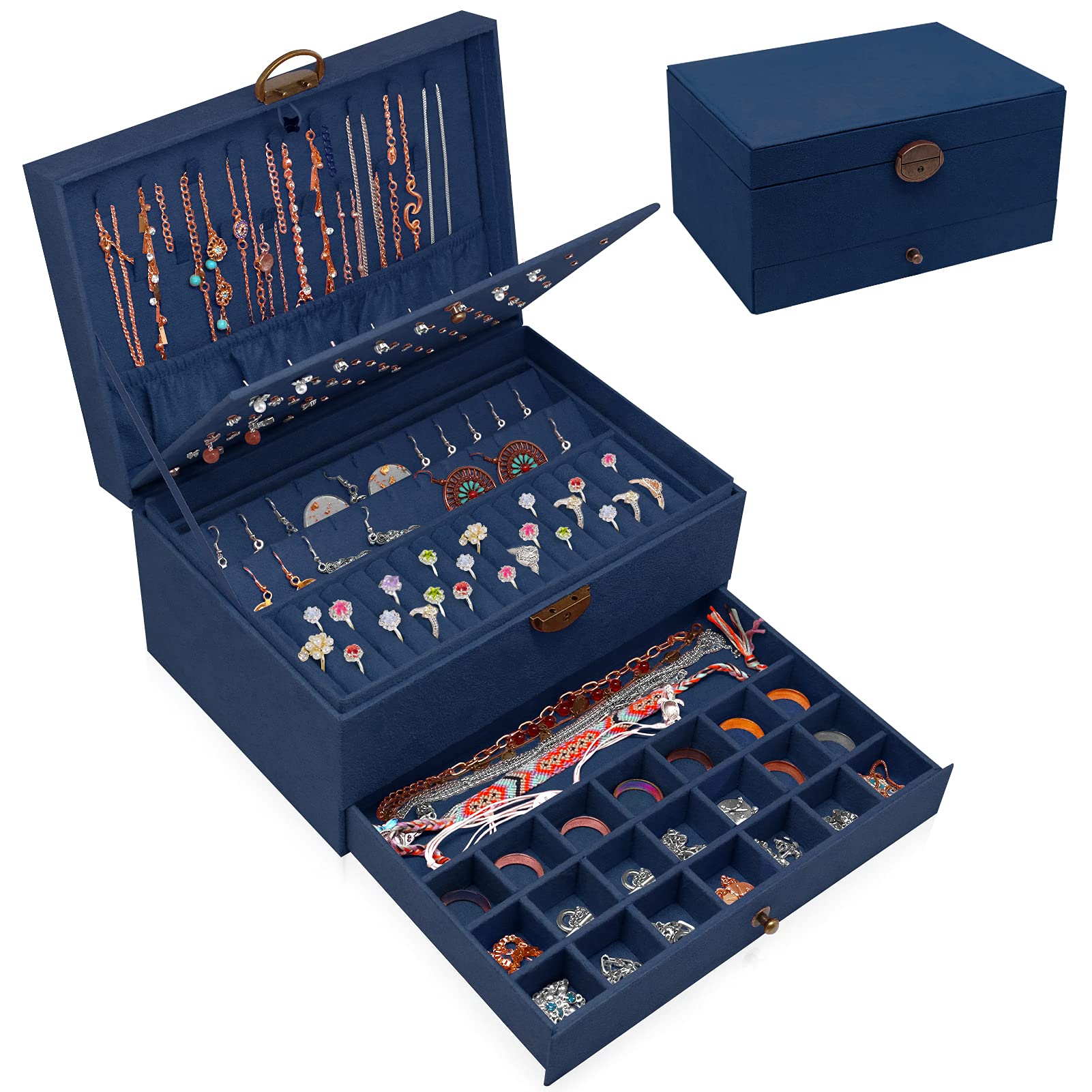 Jewelry Boxes Organizer 5 Layers For Women Large Storage Case Necklace Earring Ring Bracelet Veet Box With Locker Girls ammPR
Jewelry Boxes Organizer 5 Layers For Women Large Storage Case Necklace Earring Ring Bracelet Veet Box With Locker Girls ammPR