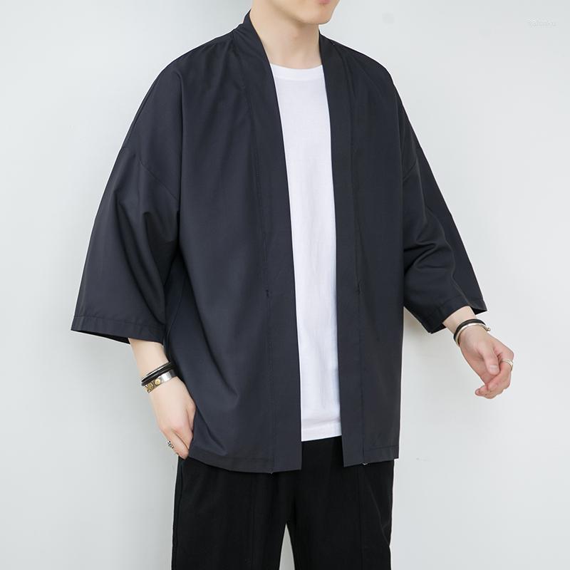 Ethnic Clothing M-5XL Plus Size Men Kimono Japanese Fashion Summer Streetwear Plain Color 3/4 Sleeve Cardigan Shirt For Man XXXXL
Ethnic Clothing M-5XL Plus Size Men Kimono Japanese Fashion Summer Streetwear Plain Color 3/4 Sleeve Cardigan Shirt For Man XXXXL