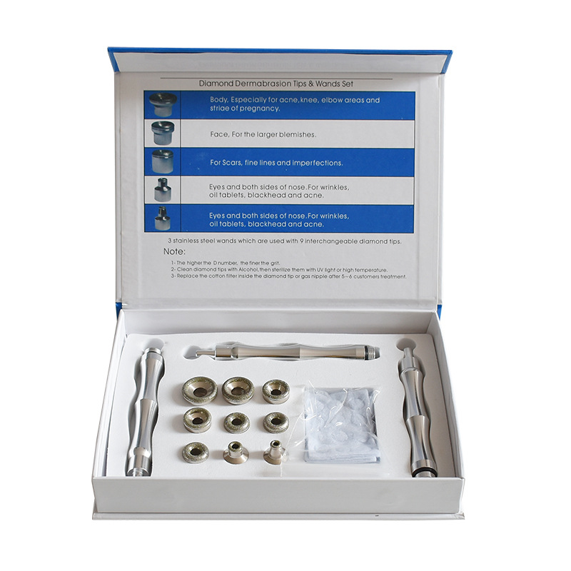 Professional Diamond Microdermabrasion Skin Cleaning Dermabrasion Peeling Machine Vacuum Spray Strong Suction Anti Aging Facial Rejuvenation Blackhead