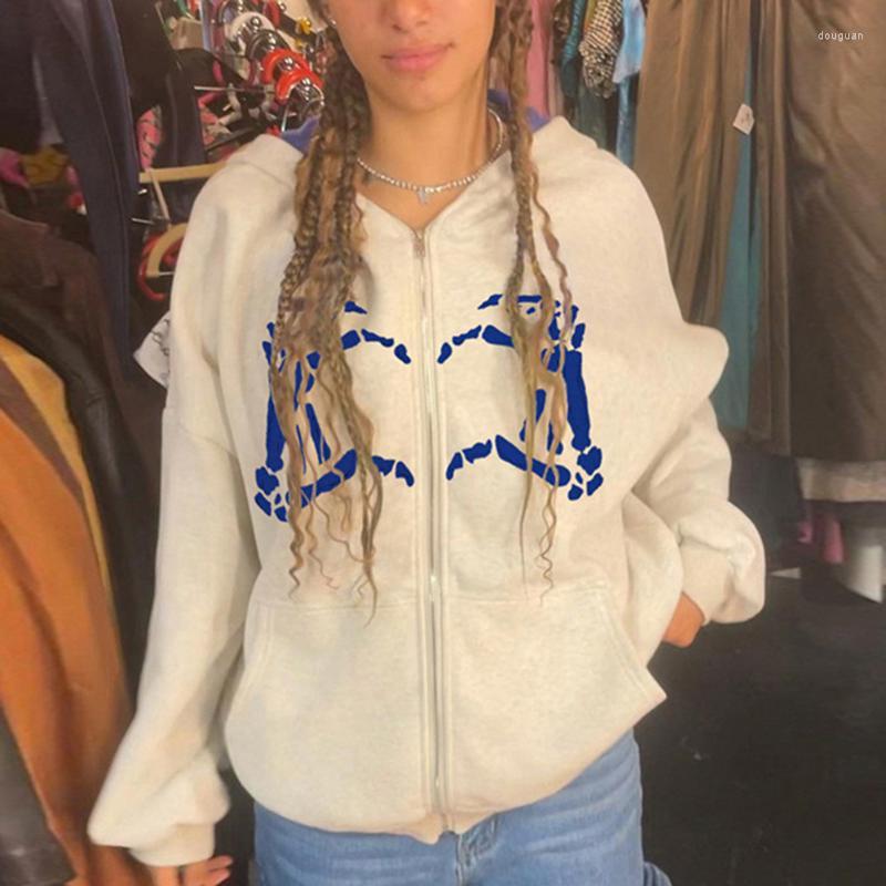 Women' Hoodies Sweatshirt Harajuku Y2k Printed Hooded Long Sleeve Coat Skeleton Loose Casual Cute Outwear Women Autumn Winter Korean Hoodie, Gray
Women' Hoodies Sweatshirt Harajuku Y2k Printed Hooded Long Sleeve Coat Skeleton Loose Casual Cute Outwear Women Autumn Winter Korean Hoodie, Gray