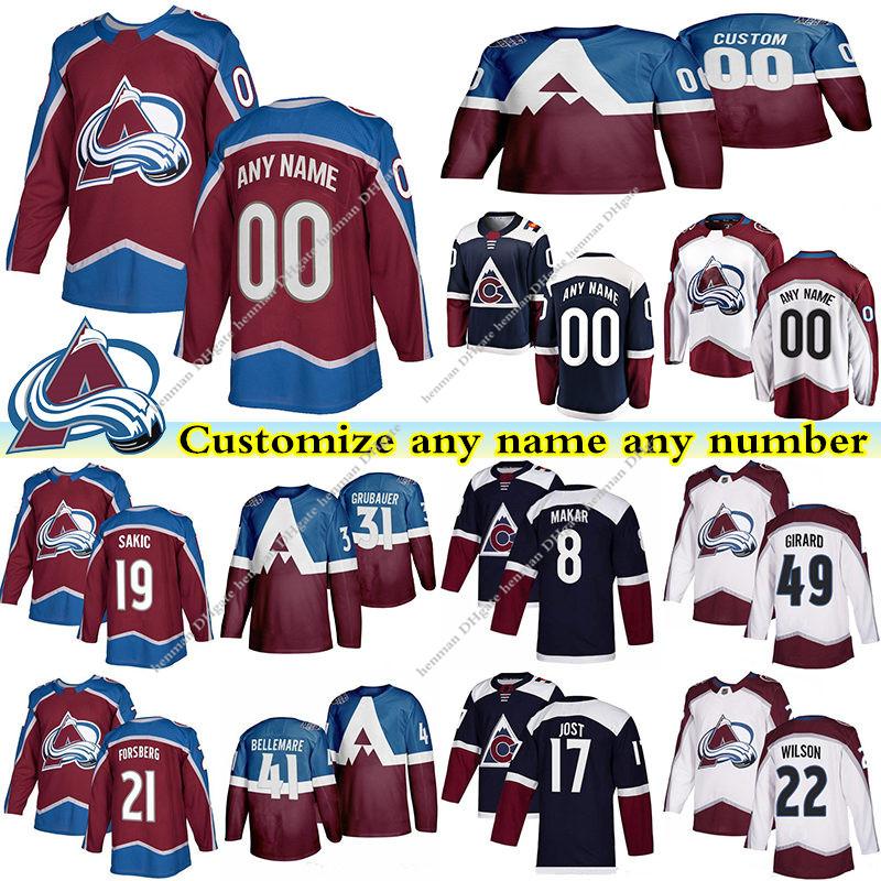 Hockey Colorado Avalanche jerseys 49 GIRARD 8 MAKAR 19 SAKIC 21 FORSBERG 17 JOST 31 GRUBAUER custom any number any name hockey jersey, Multi
Hockey Colorado Avalanche jerseys 49 GIRARD 8 MAKAR 19 SAKIC 21 FORSBERG 17 JOST 31 GRUBAUER custom any number any name hockey jersey, Multi