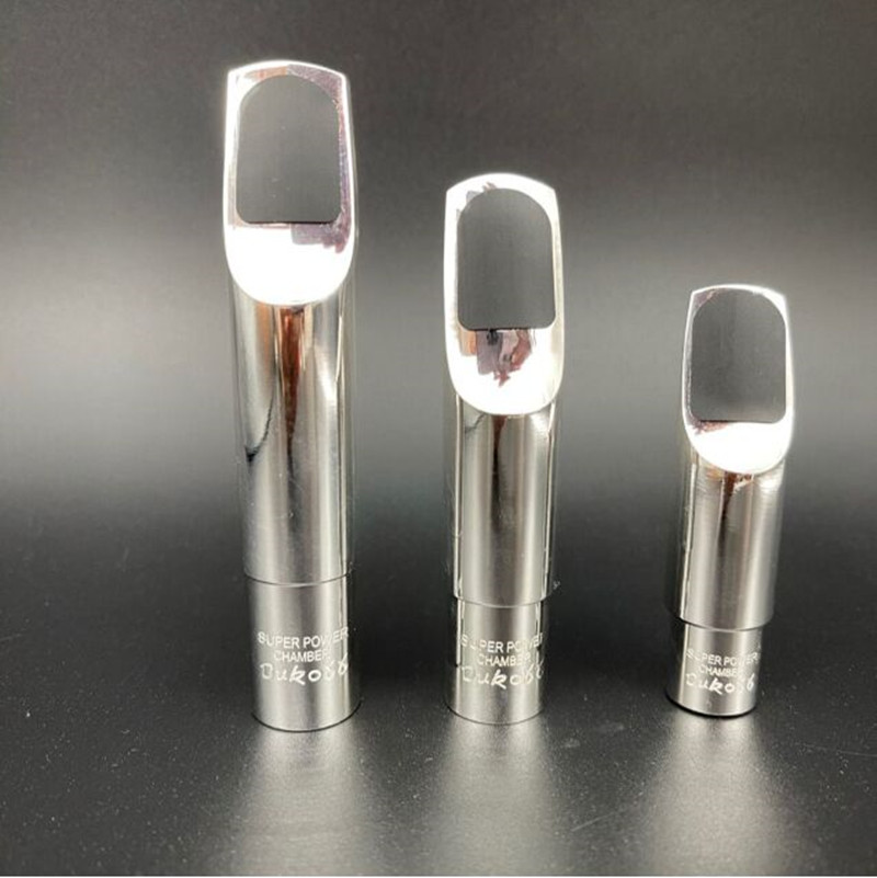 Professional Tenor Soprano Alto Saxophone Silver Metal Mouthpiece Sax Mouth Pieces Accessories Size 5 6 7 8