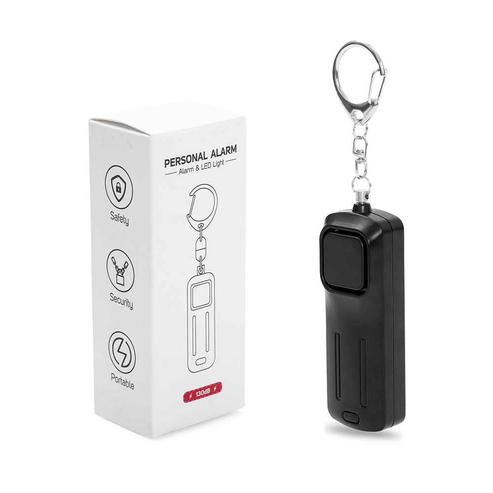 Self Defense Alarm Keychain 130dB for Kid Girl Elderly Personal Safety Scream Loud Emergency Security Protect Alert Rechargeable