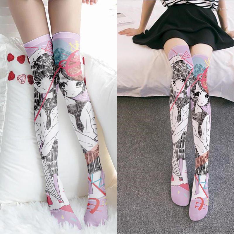 Women Socks Summer Women's Over-Knee Stockings 3D Printing High Thigh Sexy Long Cosplay Quality Anime Kawaii Cute Sweet Girl, Style2
Women Socks Summer Women's Over-Knee Stockings 3D Printing High Thigh Sexy Long Cosplay Quality Anime Kawaii Cute Sweet Girl, Style2