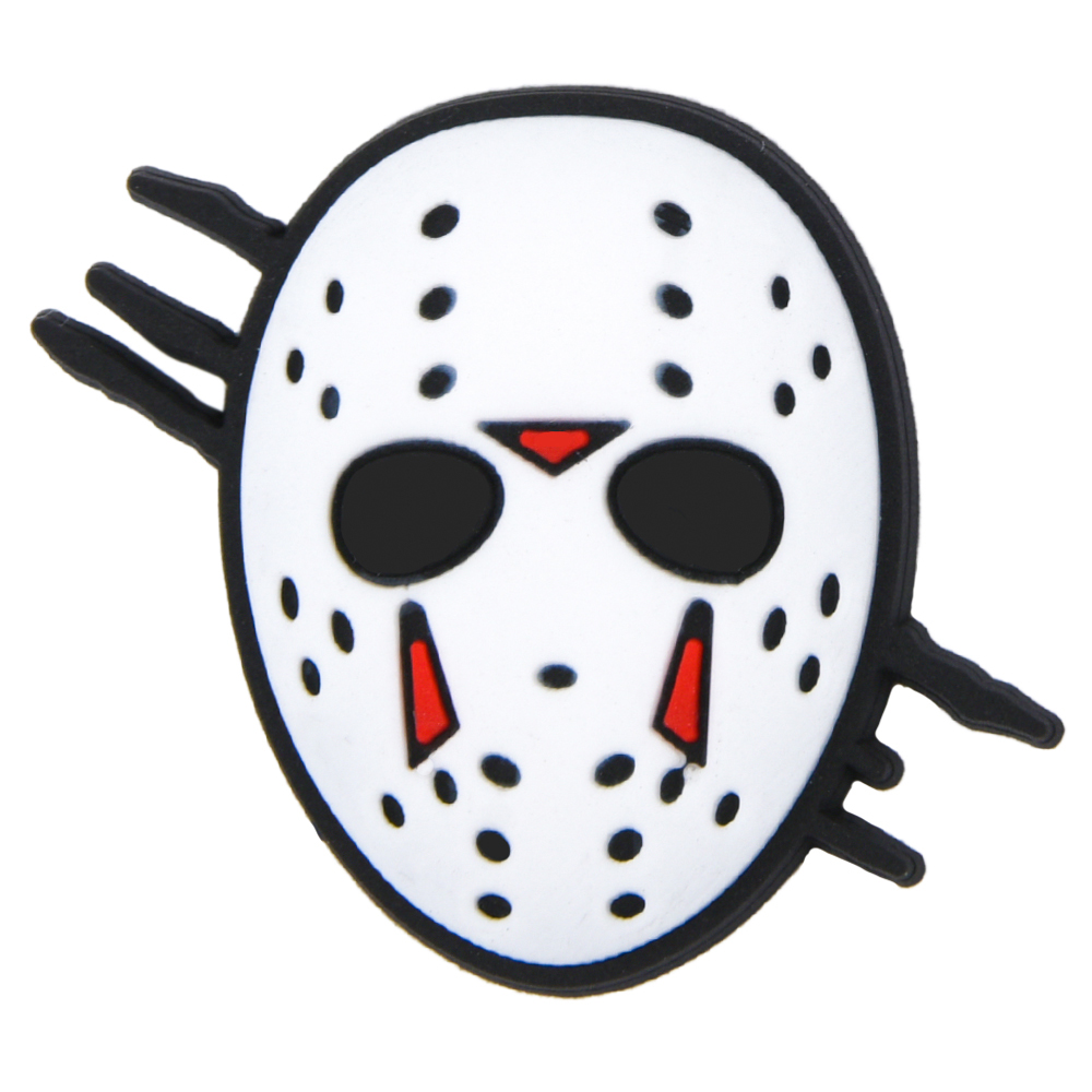 Cartoon Horror Movie Character Shoe Charms Accessories DIY PVC Halloween eva clog Sandals Shoe Decoration Kids Party Gift