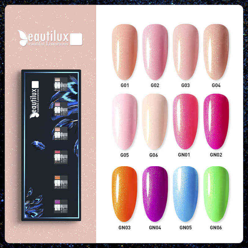 Nail Polish Beautilux Gel Nail Polish Glitter Nude Pink Camouflage Color Gels Varnish UV French Nails Ridge Filler Nails Art Lacquer 10ml T220826
Nail Polish Beautilux Gel Nail Polish Glitter Nude Pink Camouflage Color Gels Varnish UV French Nails Ridge Filler Nails Art Lacquer 10ml T220826
