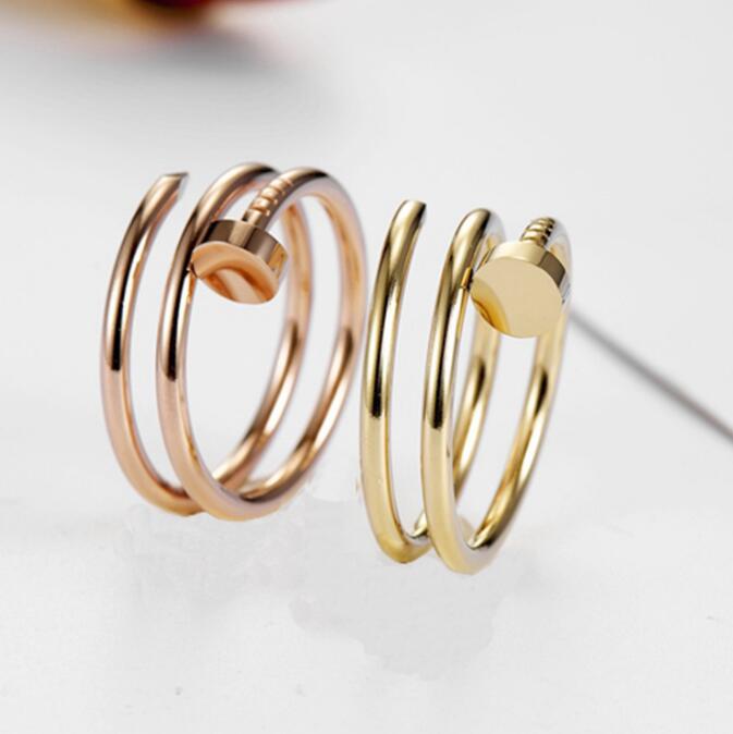 Designer Third Nail Ring Luxury Jewelry Titanium Steel Alloy Rings Gold-Plated Process For Women Wedding Fashion Accessories
Designer Third Nail Ring Luxury Jewelry Titanium Steel Alloy Rings Gold-Plated Process For Women Wedding Fashion Accessories