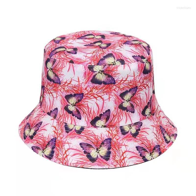 Berets 2022 Butterfly Double Sided Printed Autumn Winter Bucket Hat Foldable Sun Cap Hip Hop Fishing Outdoor Women Gift, Green
Berets 2022 Butterfly Double Sided Printed Autumn Winter Bucket Hat Foldable Sun Cap Hip Hop Fishing Outdoor Women Gift, Green